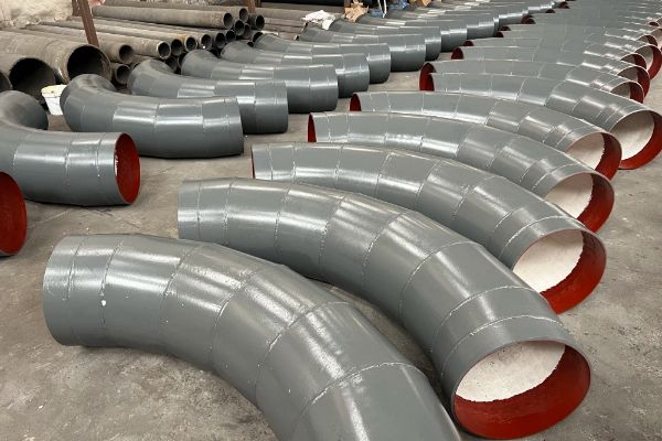 除尘管道系统耐磨90°弯头