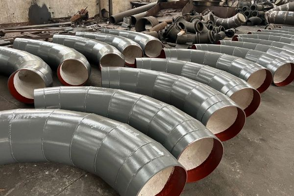 除尘管道系统耐磨90°弯头